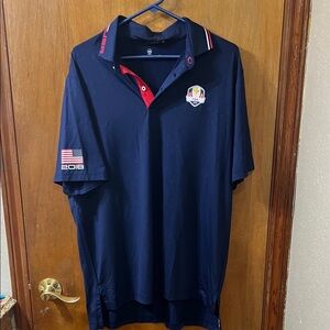 Polo Shirt with USA Patch Ryder Cup 2018